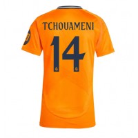 Camisa de time de futebol Real Madrid Aurelien Tchouameni #14 Replicas 2º Equipamento Feminina 2024-25 Manga Curta